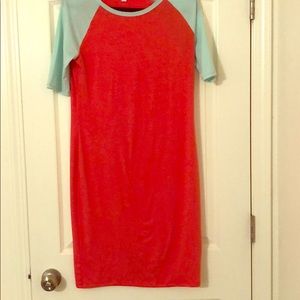 Cute bright t shirt dress